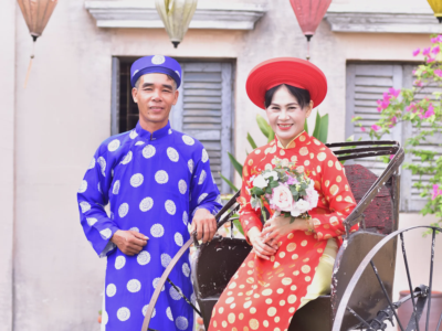 Ảnh cưới của Trần Văn Tân và Trần Thị Nga
