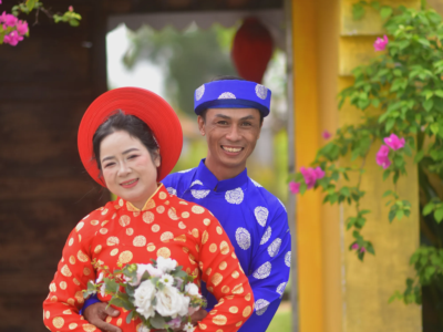 Ảnh cưới của Nguyễn Thanh Long và Võ Thị Nương