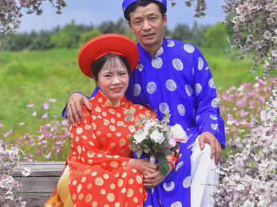 Ảnh cưới của Chu Huy Lưu và Cao Thị Lý