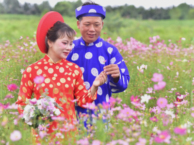 Ảnh cưới của Phạm Hồng Nam và Nguyễn Thị Mỹ Xuyên