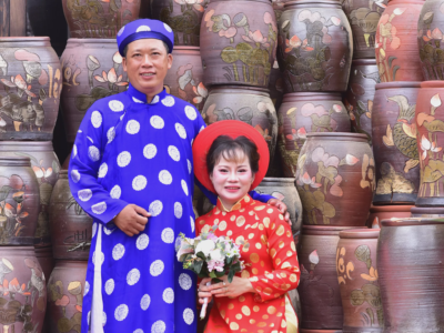 Ảnh cưới của Phạm Hồng Nam và Nguyễn Thị Mỹ Xuyên