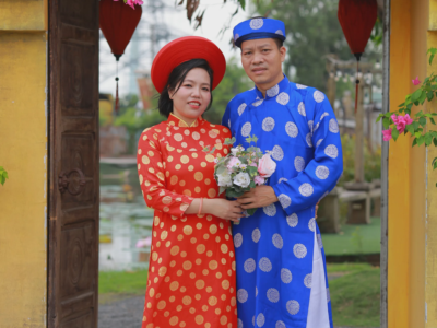 Ảnh cưới của Nguyễn Hữu Thuận và Trương Thị Lan