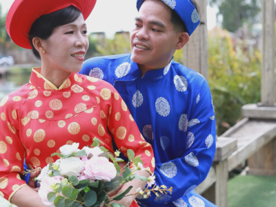 Ảnh cưới của Nguyễn Hoàng Em và Cheng Huệ Liên