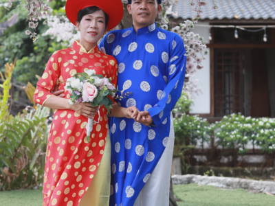 Ảnh cưới của Nguyễn Hoàng Em và Cheng Huệ Liên