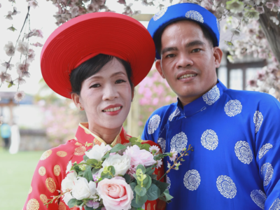 Ảnh cưới của Nguyễn Hoàng Em và Cheng Huệ Liên