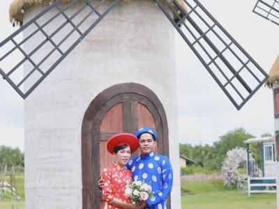 Ảnh cưới của Nguyễn Hoàng Em và Cheng Huệ Liên