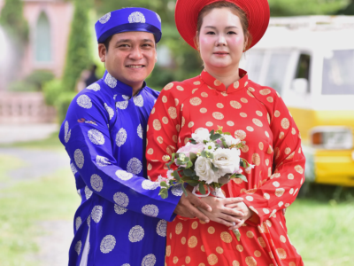 Ảnh cưới của Phạm Tấn Đại và Ái Dinh Dinh