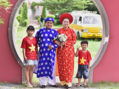 Ảnh cưới của Phạm Tấn Đại và Ái Dinh Dinh